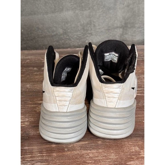 Nike Hyperdunk 2013 White Black High Top Basketball Shoes Men's Size 7.5 - Picture 4 of 6
